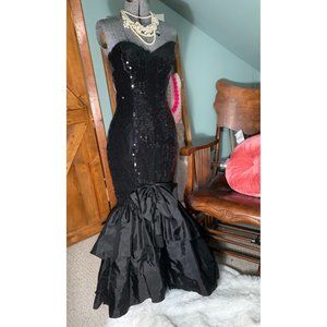 Vintage sequin mermaid dress